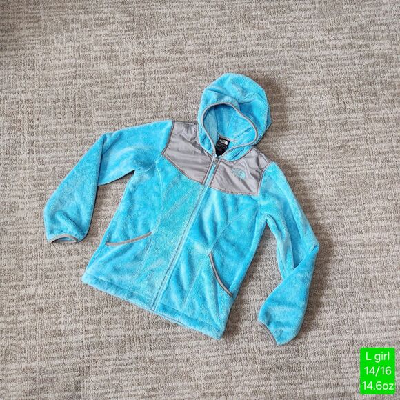The North Face Other - The North Face girl's G Oso Hoodie fleece zip-up jacket blue size L 14/16